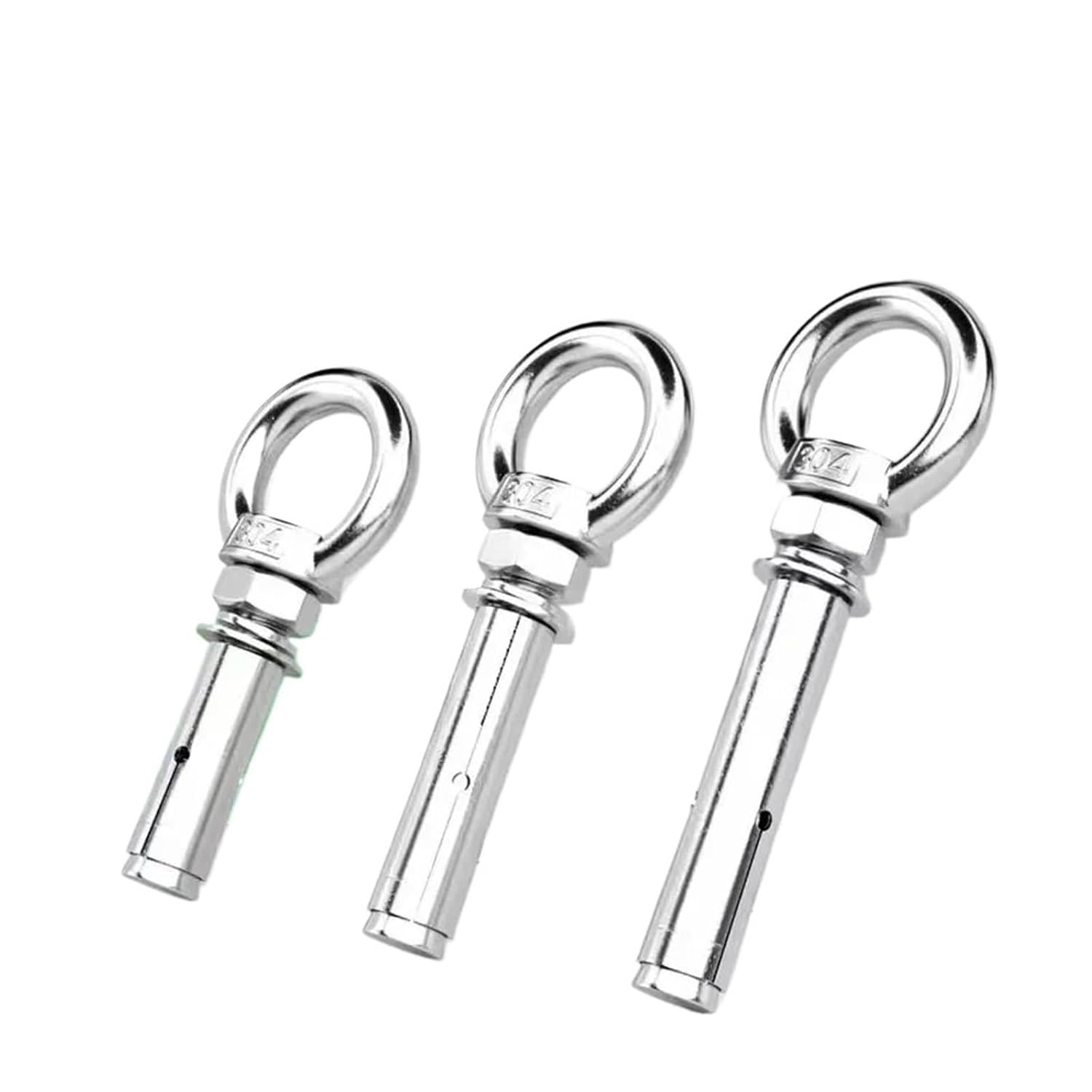 Anchor Bolts,Expansion Bolt, 304 Stainless Steel Sleeve Anchor Concrete Expansion Eye Bolt Installation Artiifact Hook Long Universal Ring Screws(M16,200mm)