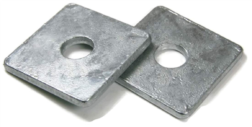 Square Washers Hot Dipped Galvanized - 5/8' (ID 11/16', OD 2-1/2', THK 0.25') - Qty-250