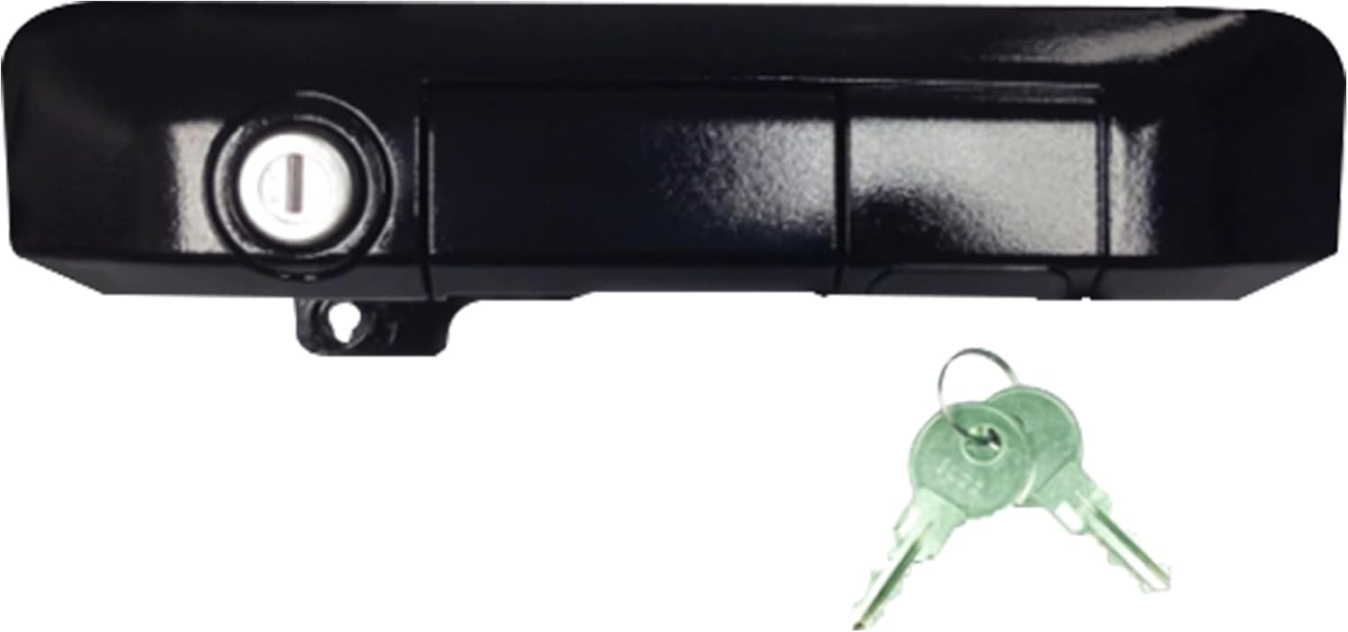 Pop & Lock PL5510 Gloss Black Manual Tailgate Lock for Toyota Tacoma (Standard Lock)