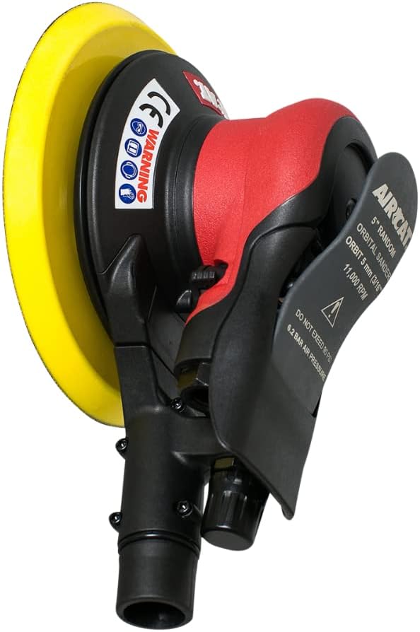AIRCAT Pneumatic Tools 6700-5-336CV: Central Vac Orbital Palm Sander 11,000 RPM
