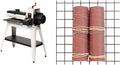 JET 16-Inch Oscillating Drum Sander, 1-1/2 HP, 1Ph 115V (JWDS-1632OSC) & 16' Ready-to-Wrap Sandpaper, 220 Grit (60-6220)