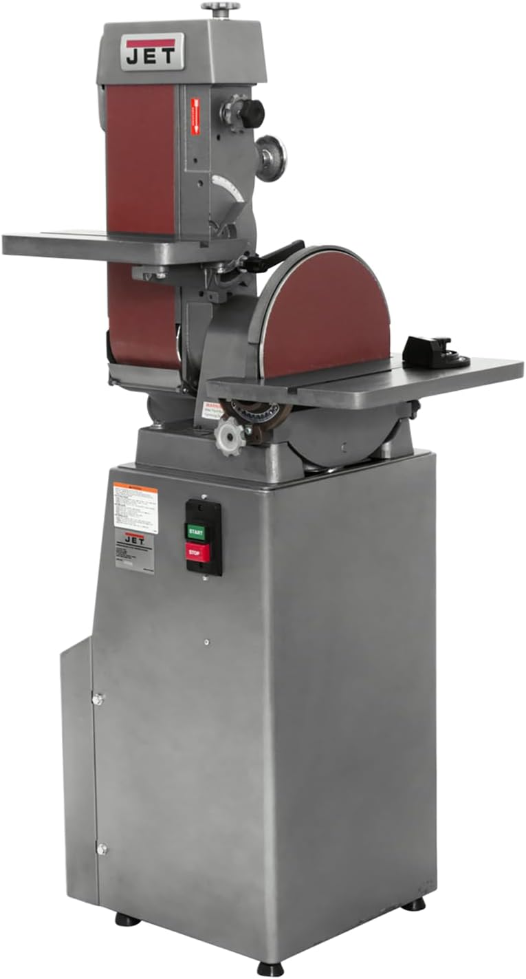 JET 6' x 48' Belt & 12' Disc Sander, 1-1/2 HP, 230/460V 3Ph (J-4202A)