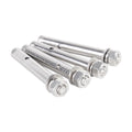 Anchor Bolts,Expansion Bolt, 304 Stainless Steel Expansion Screws Half-Tooth M6 M8 M10 M12 M14 M16 Concrete Anchors Bolts Hook Bolt(200mm,2pcs M16)