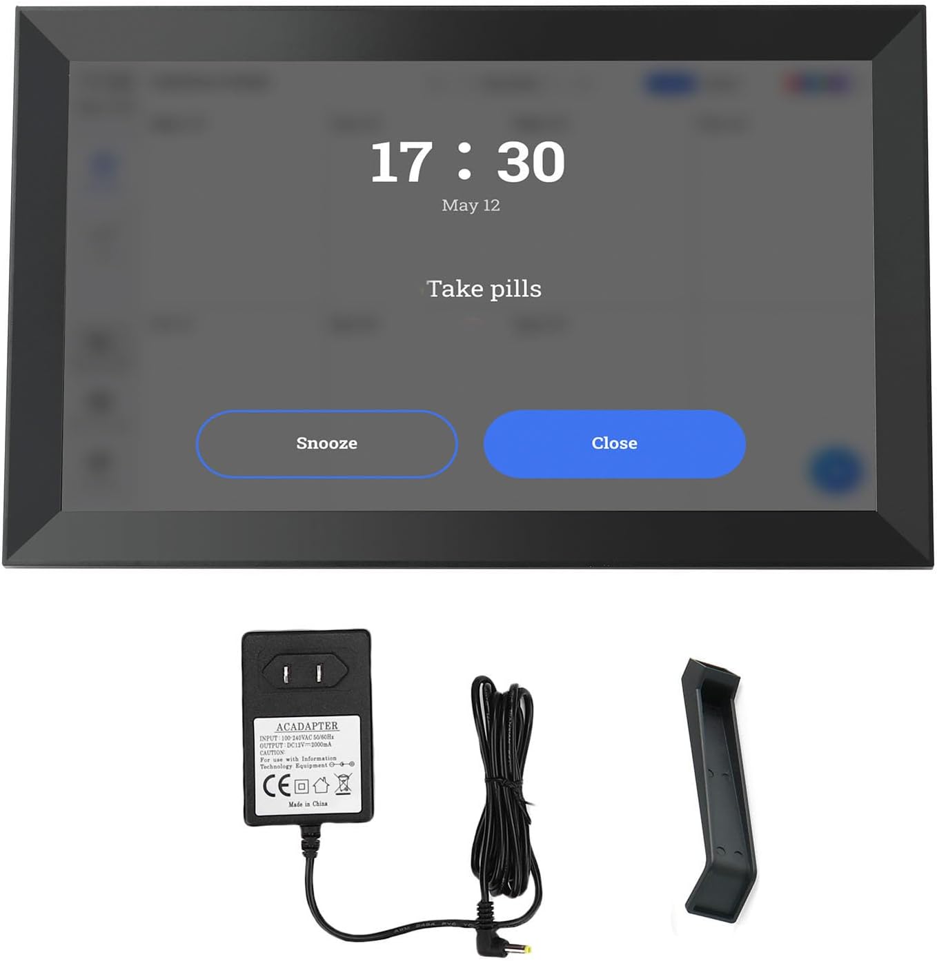 Smart Digital Calendar, Interactive Wall Desk Mounted Planner, 1080P HD Display, for Meal Planning, Chores, Family Schedule Management (US)