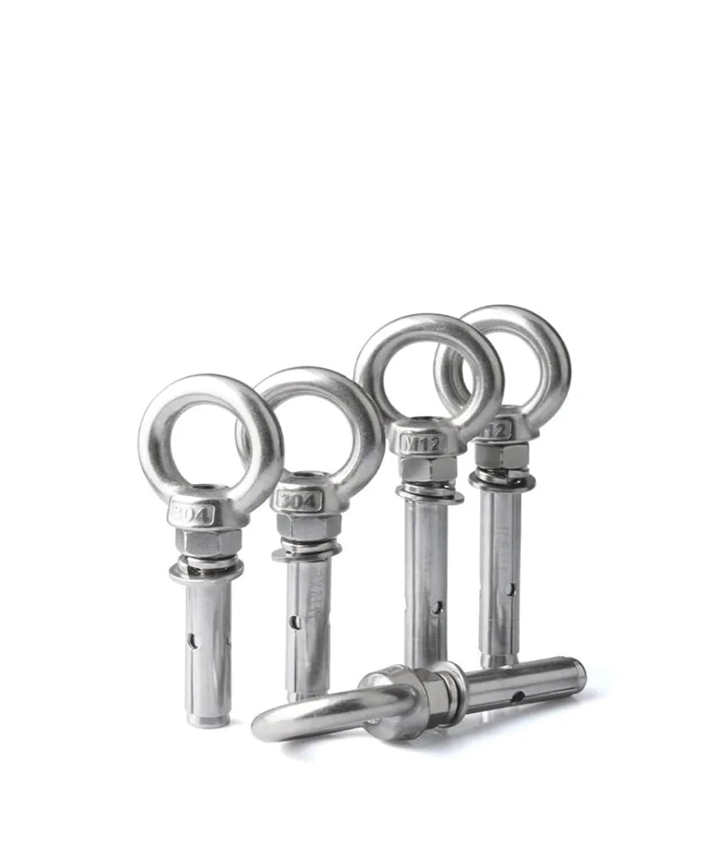 Anchor Bolts,Expansion Bolt, M6 M16 Sleeve Anchor Concrete Expansion Eye Bolt 304Stainless Steel Installation Artifact Hook Universal Ring Screws(M10x150mm 1pc)