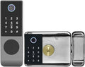Tuya Wifi Double Side Fingerprint Smart Waterproof Electronic Lock Outdoor Gate Digital Password Remote APP Home Rim Lock Fingerprint /Password /IC Card / APP / Mechanical Key Suitable Door Thickness: