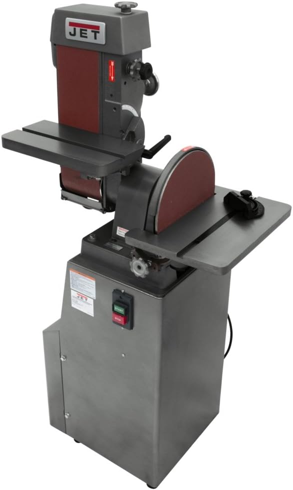 JET Combination 6' x 48' Belt and 12' Disc Finishing Machine, 1-1/2 HP, 230V 1Ph (Model J-4200A-2)