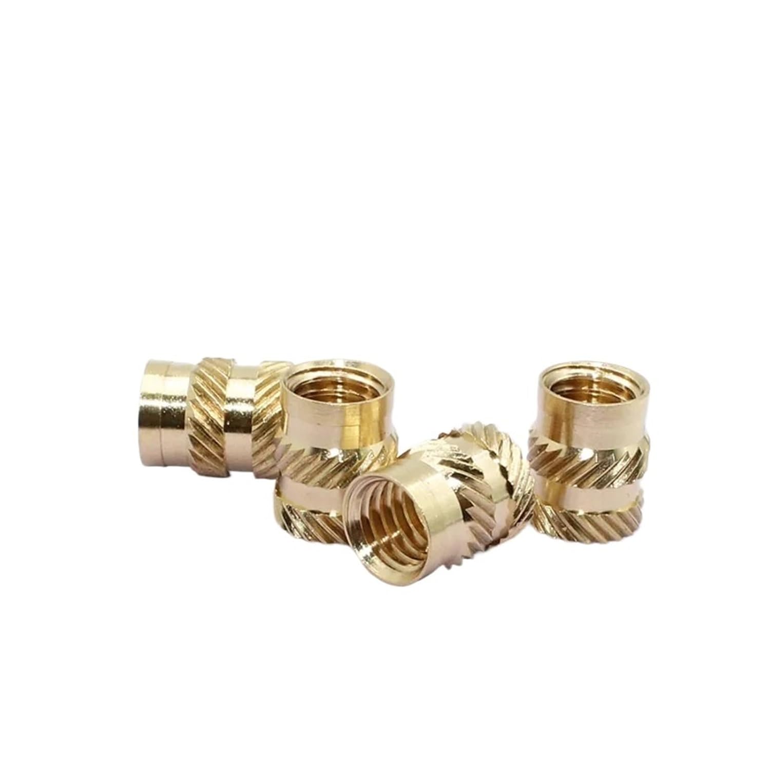 Durability Hot Melt Brass Heat Insert Nut Iron Tip Embedded Heating Knurled Inserts Nuts 3D Printer Notebook(1400pcs M2-M4)