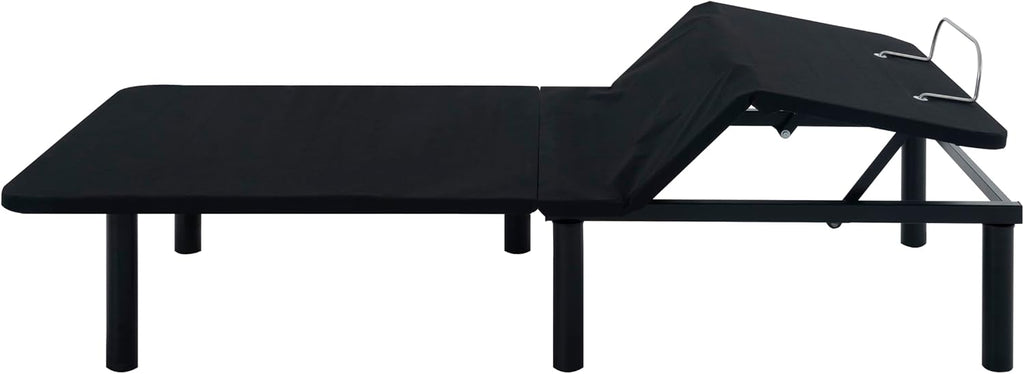 Naomi Home Serenity Twin XL Adjustable Bed Frame with Wireless Remote Ergonomic Head and Foot Incline Electric Bed Frame Easy Assembly Smart Ideal for Snoring Relief and Enhanced Comfort, Split King