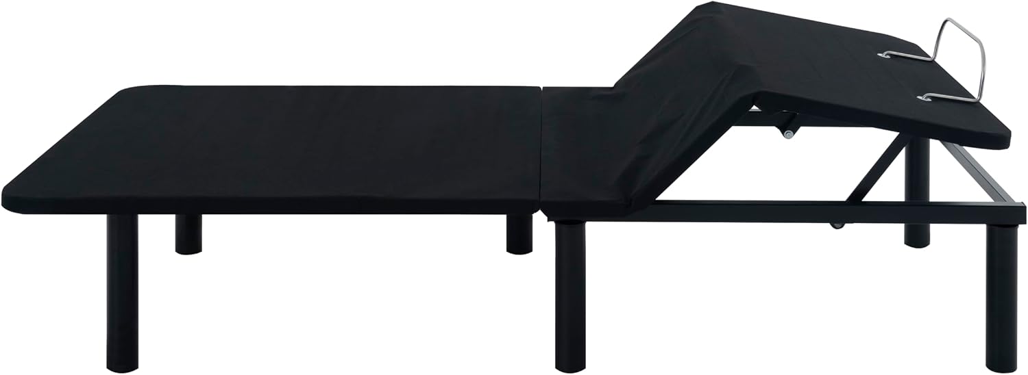 Naomi Home Serenity Twin XL Adjustable Bed Frame with Wireless Remote Ergonomic Head and Foot Incline Electric Bed Frame Easy Assembly Smart Ideal for Snoring Relief and Enhanced Comfort, Split King