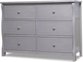 Sorelle Furniture Princeton Baby Dresser – Nursery Storage with Drawers, Kids Bedroom Furniture for Child's & Infant – Weathered Gray