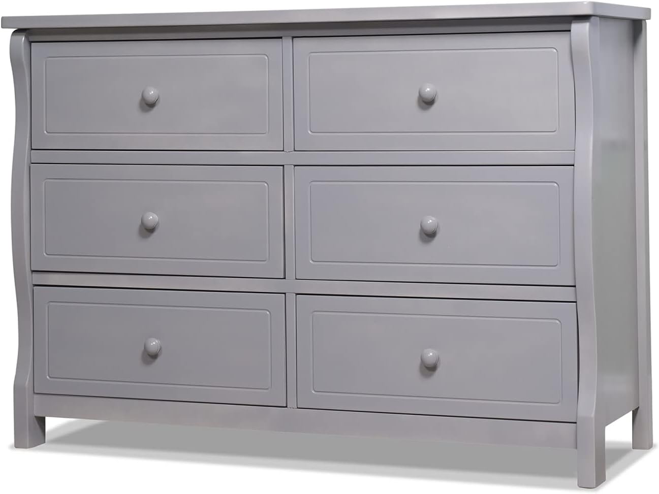 Sorelle Furniture Princeton Baby Dresser – Nursery Storage with Drawers, Kids Bedroom Furniture for Child's & Infant – Weathered Gray