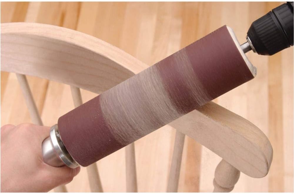 Shop Fox D4595 Hand-Held Pneumatic Drum Sander, 7-1/2' x 2-1/4'