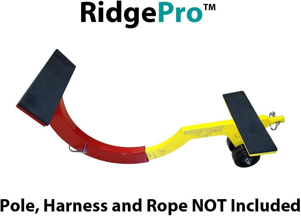 The RidgePro Roof Anchor, Roofing Tool, Roof Hook for First Man Up (FMU) Last Man Down (LMD) The Ridge Pro Newer Version (No Pole)