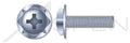 (10000 pcs) #2-56 X 1/4', SEMS Square Cone Washer Machine Screws, Pan Phillips Drive, Steel, Zinc Plated and Baked