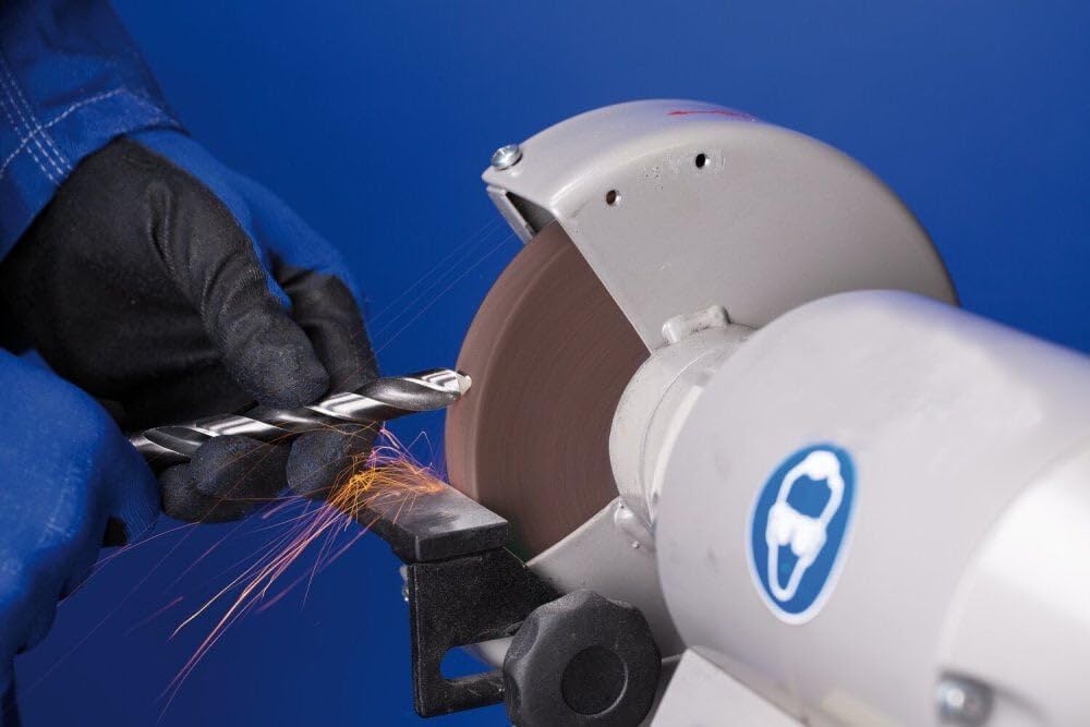 PFERD Vitrified Bench Grinding Wheel – Universal, 12' Diameter, 2' Thick, 3' Arbor, 60 Grit, Aluminum Oxide, for General Metalworking - Part 61781