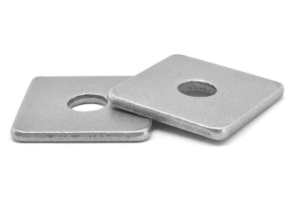 1' x 3 1/2' x 0.39 Square Plate Washer Low Carbon Steel Plain Finish Pk 30