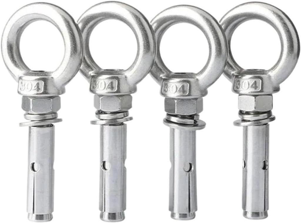 Sleeve Anchor Concrete Expansion Eye Bolt 304 Stainless Steel Installation Artifact Hook Long Universal Ring Screws(M16x120mm 1pc)