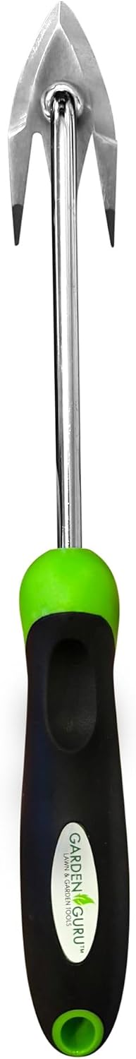 Garden Guru Root Weeder Tool with Ergonomic Handle - Stainless Steel Weed Puller for Planting, Weeding, Flower and Vegetable Care in Lawn Garden Yard | Rust Resistant - 1 Case (50 Pcs)