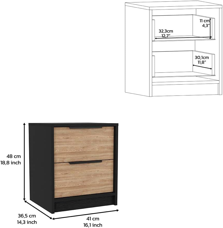 3 Piece Bedroom Set with Wood Headboard: Modern Bedroom Furniture for Small Spaces - Easy Assembly Interlocking Mechanism & Pre-Drilled Holes for Urban Apartments & First Home Owners