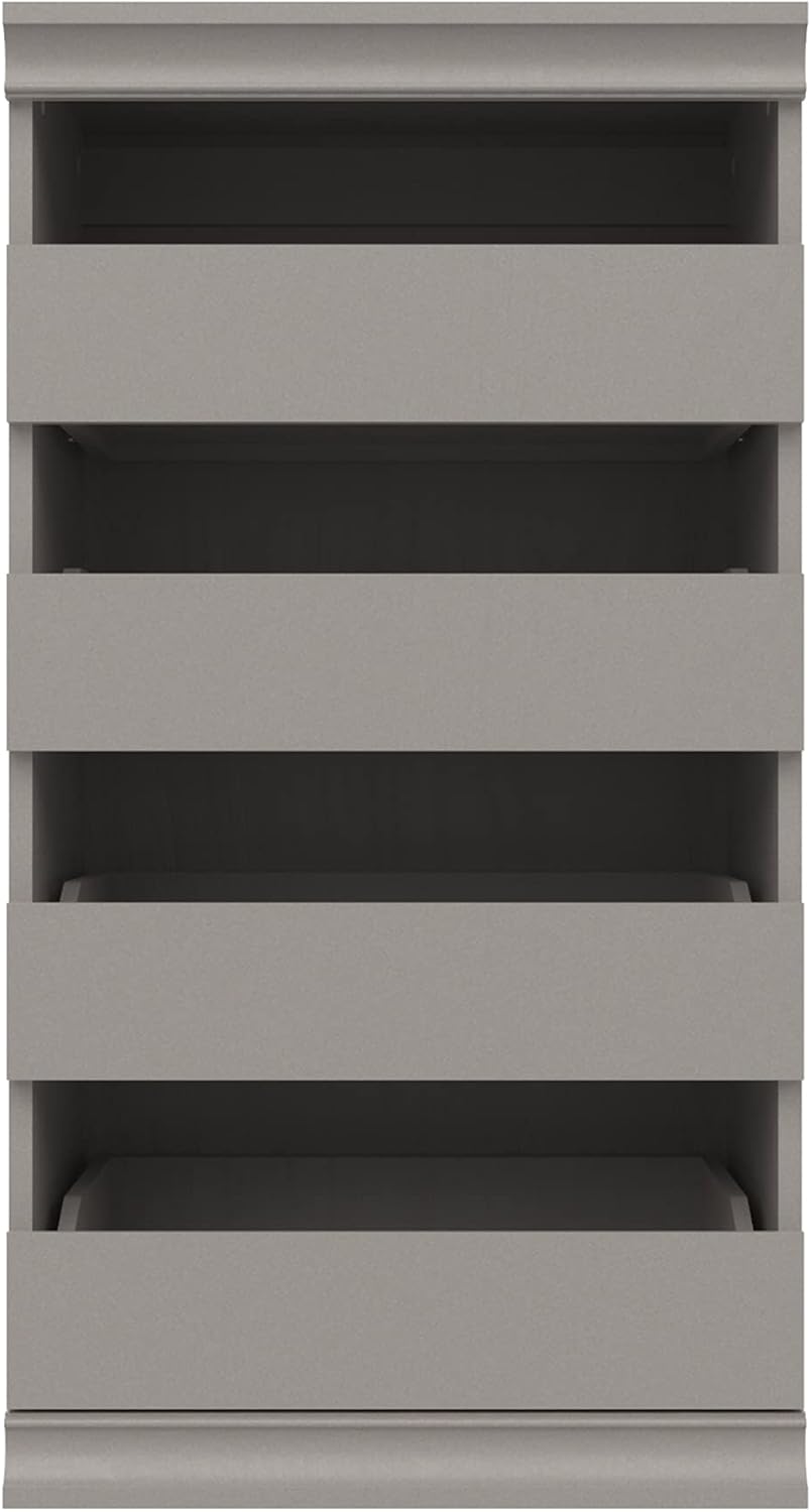 ClosetMaid 4598 Modular Storage Stackable Unit with 4 Drawers, Taupe