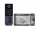 Waterproof Outdoor Gate Smart Rim Lock Digital WiFi Fingerprint Electric Electronic Smart Door Lock with Tuya TTLock App