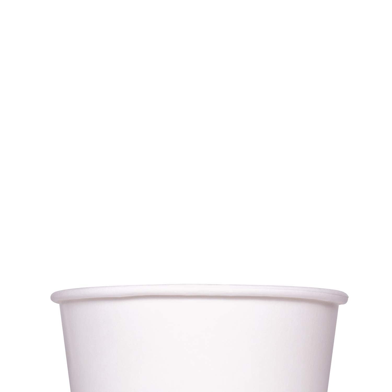 Karat [28oz - 600 ct] Paper Soup Bowls for Hot/ Cold Food - Ideal for Soup, NoodIes, Pasta and Snacks - White (C-KDP28W)