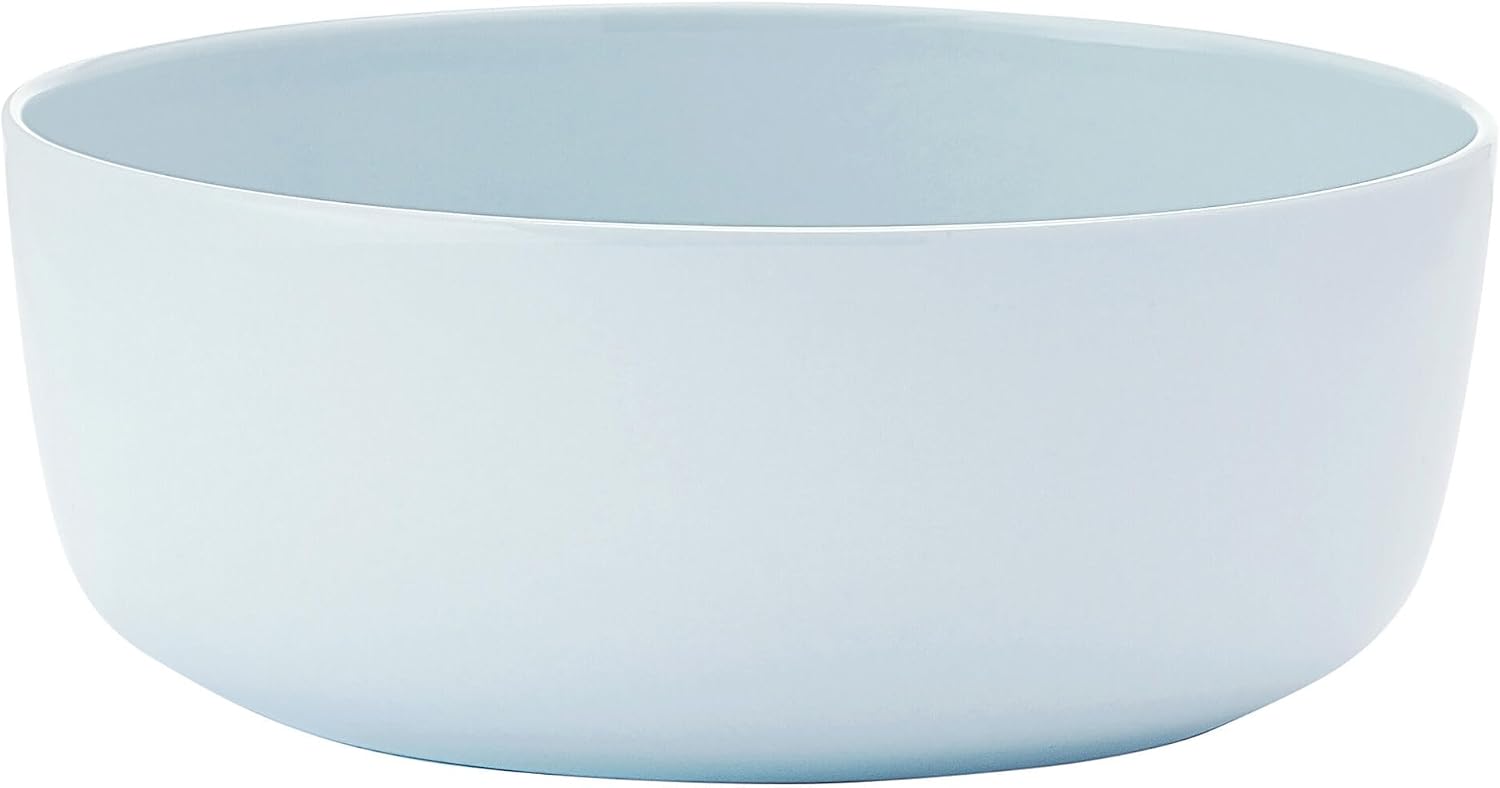 Mikasa Madison Misty Blue Bone China Dinnerware Set, 12-Piece Service for 4, Includes Dinner Plates, Salad Plates and Cereal Bowls, Dishwasher Safe