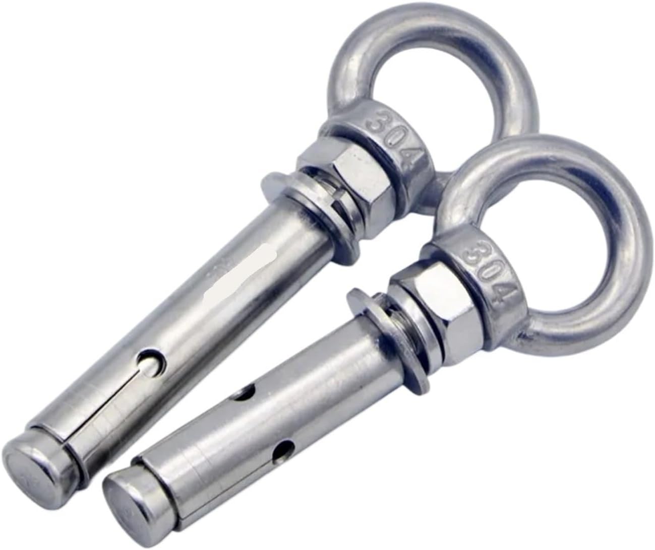 M6~M16 Sleeve Anchor Concrete Expansion Bolt 304Stainless Steel Hook Universal Ring Screws(M16x100mm 1pc)