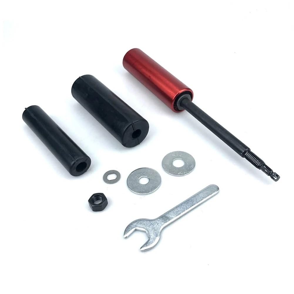 Rubber Sanding Drum Polishing Bit Kit - Sandpaper Wrench Adapter for Drill Spindle Sander - Woodworking Accessories