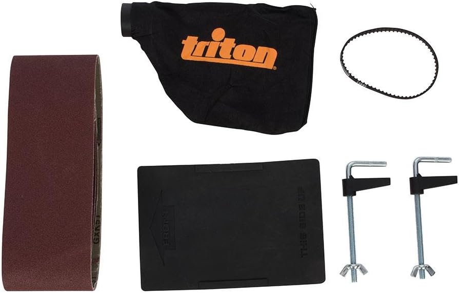 Triton T41200BS 120V Corded Belt Sander – 10A/1.6HP Motor, Variable Speed, 4x24 Belt Sander with Rear Dust Port, Electric Power Belt Sanders for Woodworking, DIY Projects & Furniture Refinishing