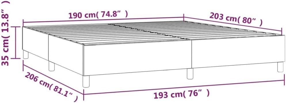 Dark Gray Fabric King Size Bed Frame with Plywood and Engineered Wood Construction, Durable Polyester Upholstery for Modern Bedroom, Breathable Material and Easy Assembly