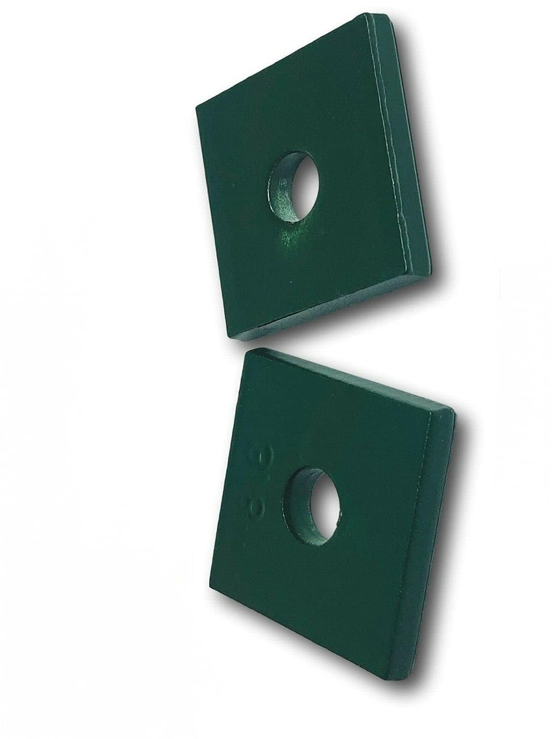 Pr-Mch Package of 25, 3/8' X 1-5/8 X 1-5/8 Green Square Washers Unistrut Channel Strut Set Kit #DR-D6381D