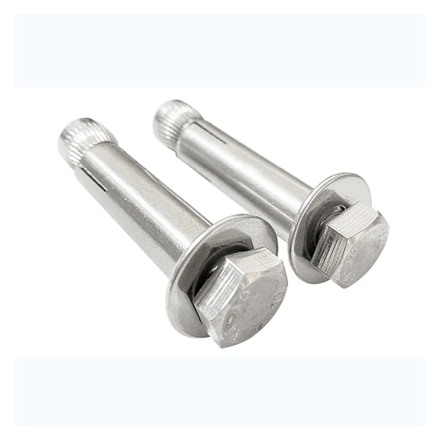 Anchor Bolts,Expansion Bolt, M6 - M12 Concrete Anchors Bolts Expansion Hook Bolt 304 Stainless Steel Screws Half-Tooth(150mm,M10 1PC)