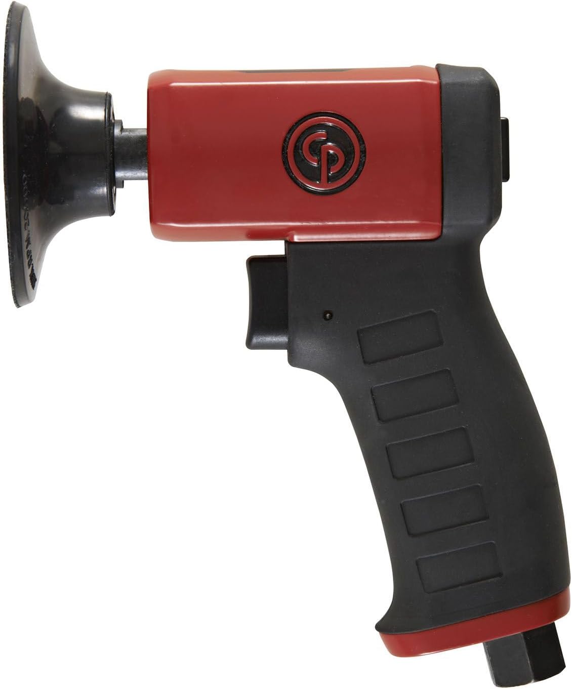 Chicago Pneumatic CP7202D Kit - Air Rotary Sander Tool, Home Improvement, Woodworking Tools, Polisher, Rust Removal, Rotary Tool, Pistol Handle, Hook & Loop, 3 Inch (75 mm), 0.2 HP/ 150W - 15000 RPM, One Size, Factory