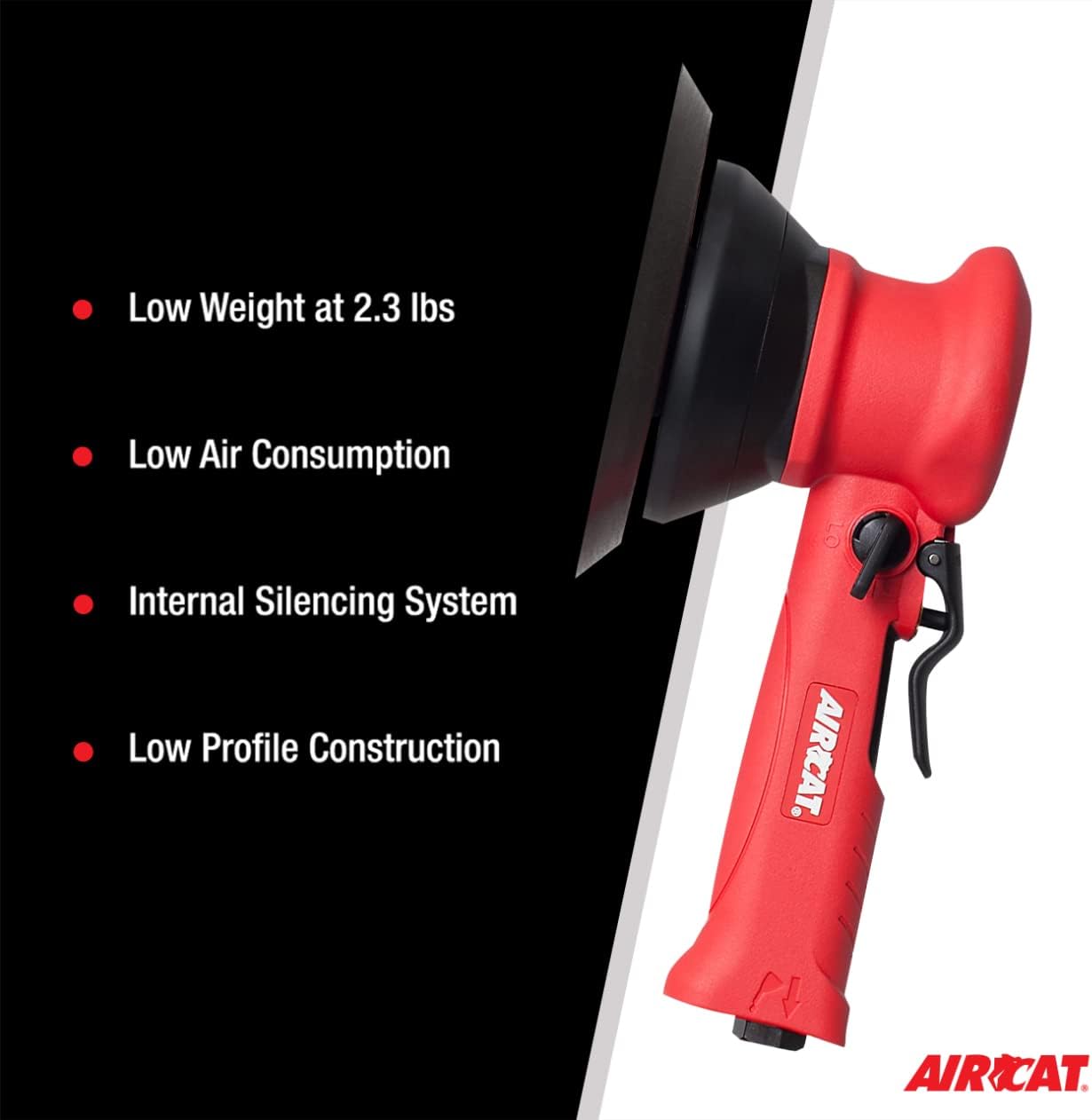 AIRCAT 6310 6' Composite Dual Action Sander 10,000 RPM, 3/16' Orbit