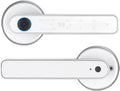 WiFi Outdoor Waterproof Smart Lock Fingerprint Biometric Digital Lock with Remote Control Electronic Lock Smart Door Lock(White 1pc)