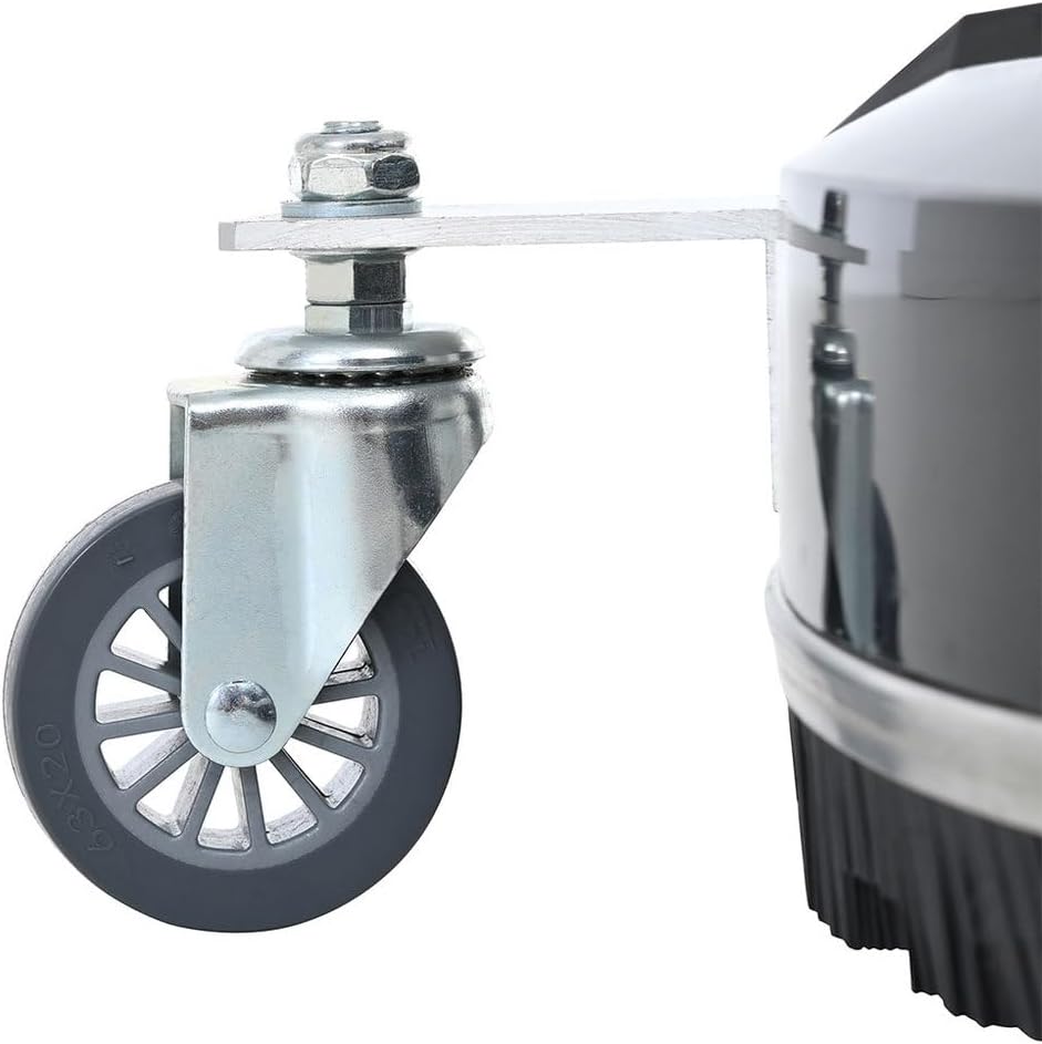 22' Pressure Washer Surface Cleaner – Stainless Steel Power Washer Attachment with Dual Rotating Jets, 3/8' Quick Connect, 4500 PSI Max, Industrial Driveway Cleaner for Concrete, Patio, Sidewalk, Deck