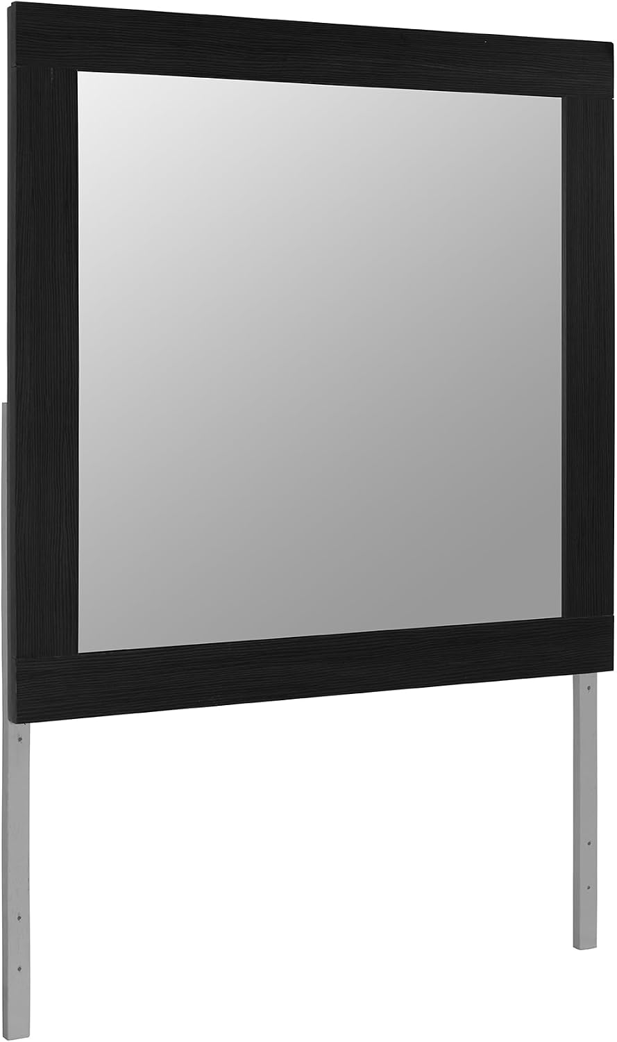 5PC Black Grey Full Bedroom Set US675