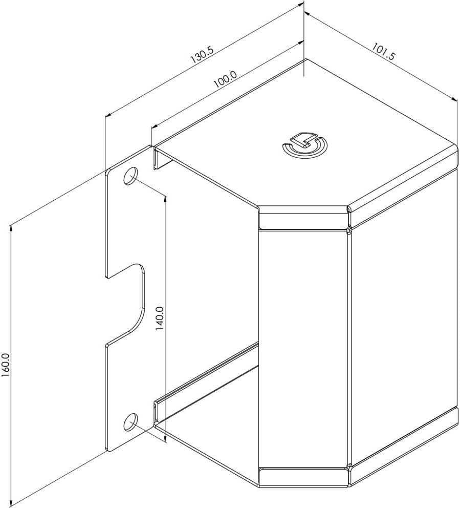 GATEMASTER Superlock Quick Exit Gate Lock Shroud - Black