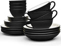 Noritake Colorwave Graphite 24-Piece Dinnerware Set, Service for 4