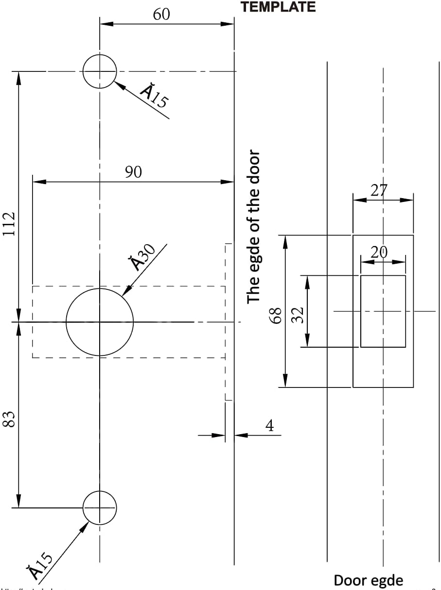 MUTEX Mechanical Door Lock MX230G - Both Keyless Keypad or Mechanical Key Entry, Water & Heat/Fire Proof, 100% Mechanical, Good for Indoor & Outdoor (2026 New Version)