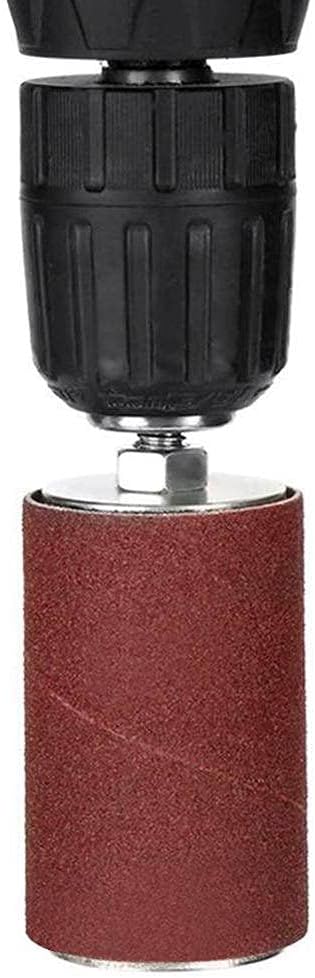 With Storage Box Durable Rubber Abrasive Sleeves Woodworking Metal Polishing Drum Sanding Kit DIY Professional For Drill Press,as shown