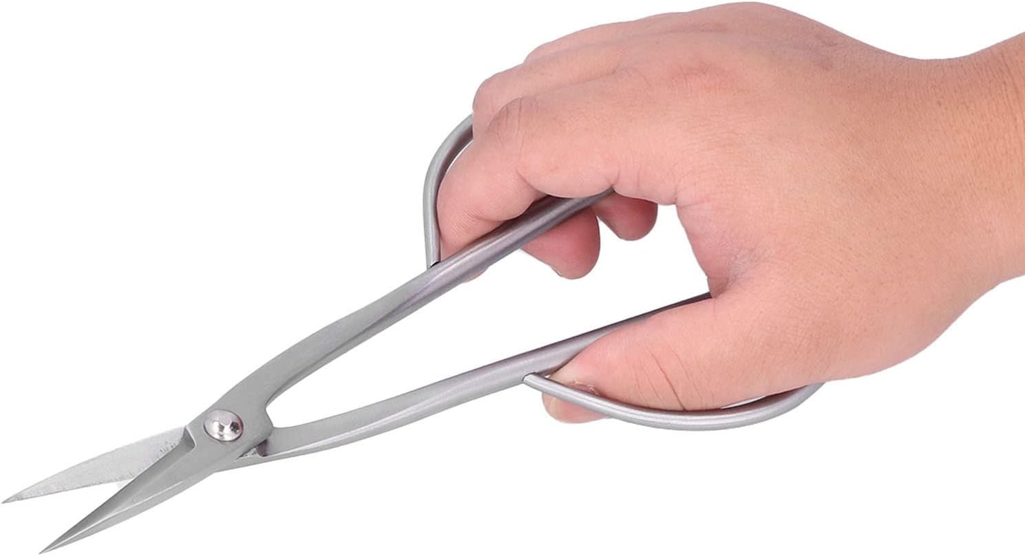 Bonsai Tool Set Stainless Steel Pruning Shears and Knob Cutter, Gardening Scissors Kit with Protective Bag - Durable Sharp Blades, Ergonomic Handle for Bonsai and Garden Care