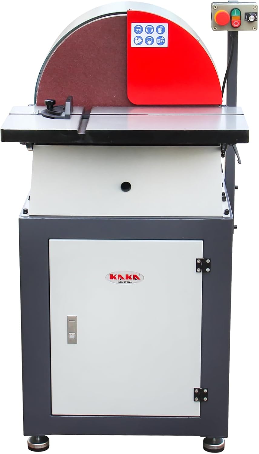 20 Inch Disc Sander, 500-1800 RPM, Cabinet Stand, KAKA BTM-500 | Large-disc surface sanding