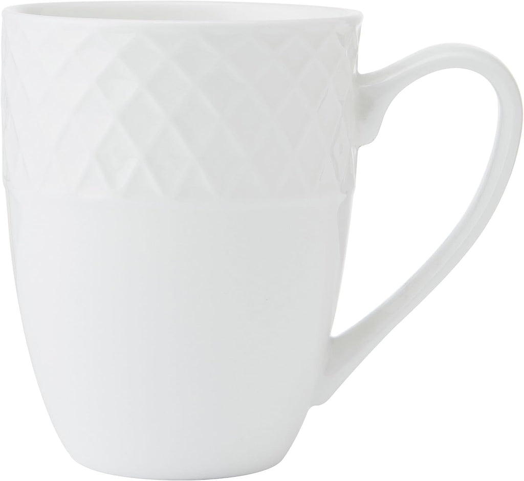Mikasa Trellis Bone China Lightweight Chip Resistant 40 Piece Dinnerware Set, Service for 8