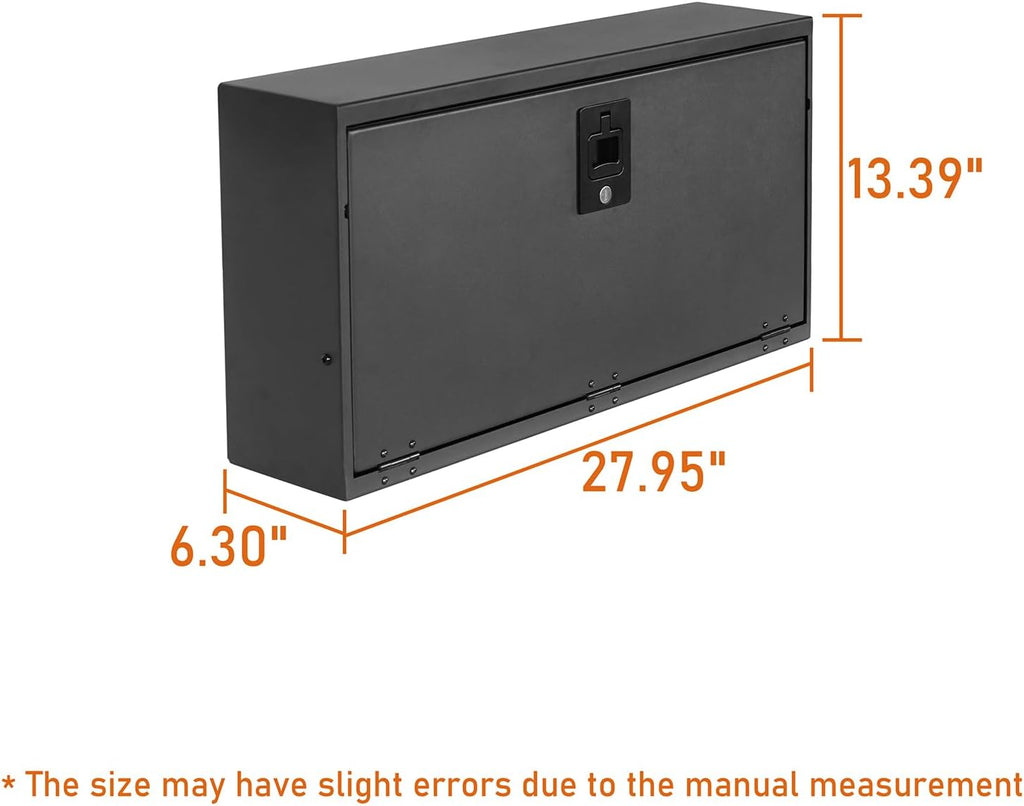 Hooke Road 15-18 JK Tailgate Table Storage Lock Box Security Organizer for 2015 2016 2017 2018 Jeep Wrangler JK & Unlimited 2/4 Doors