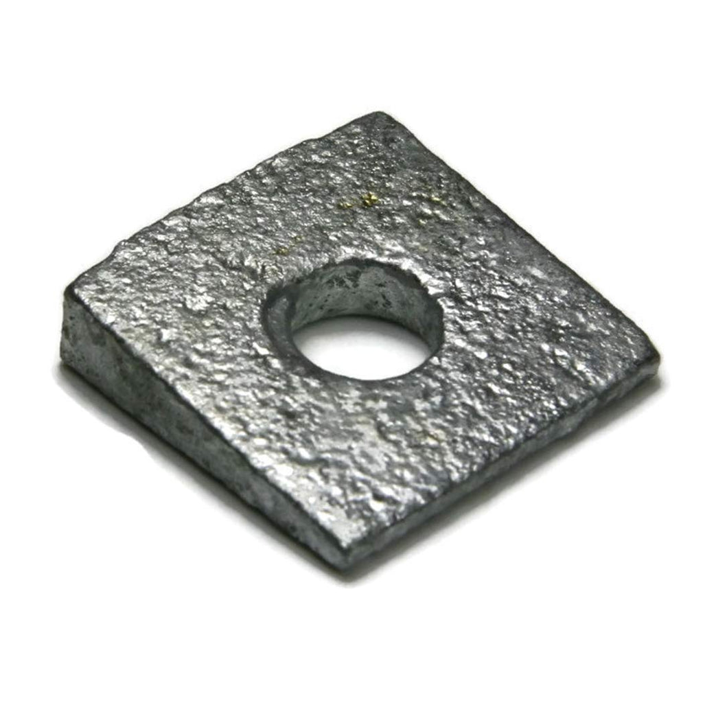 Beveled Square Washers Hot Dipped Galvanized 1/2' - Qty-250
