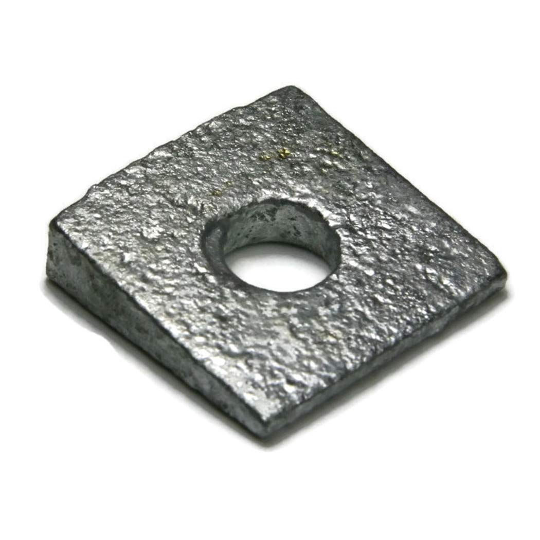 Beveled Square Washers Hot Dipped Galvanized 1/2' - Qty-250
