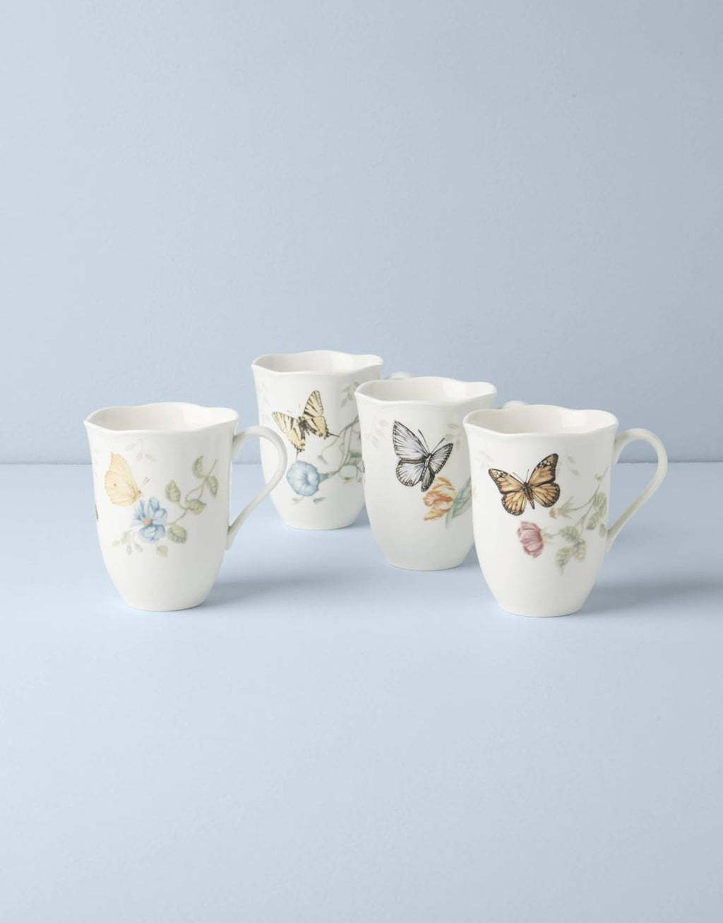 Lenox Butterfly Meadow Mug Set, 4-Piece, Porcelain